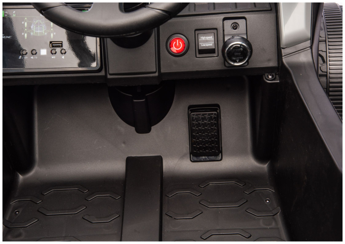 UTV Electric pentru Copii Kawasaki 24V Negru-Albastru [9]