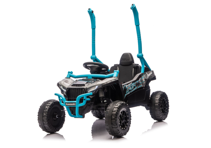UTV Electric pentru Copii Kawasaki 24V Negru-Albastru [10]
