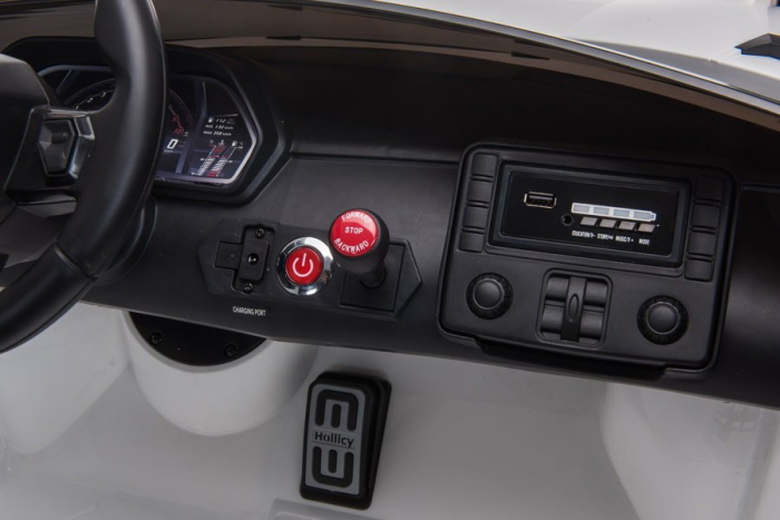 Mașină electrică pentru copii Lamborghini Aventador - Galbenă [12]