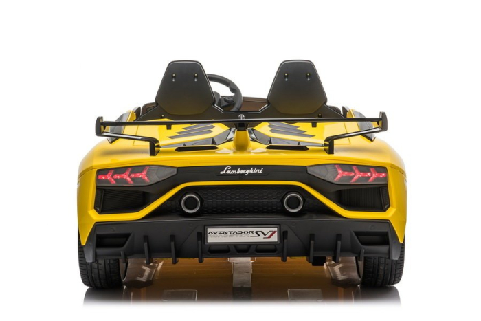 Mașină electrică pentru copii Lamborghini Aventador - Galbenă [4]