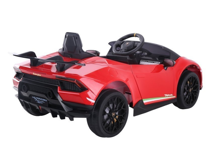 Mașină Electrică pentru Copii Lamborghini Huracan 12V 4x45W Roșu [4]