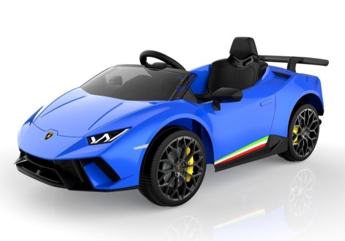 Mașină Electrică pentru Copii Lamborghini Huracan 12V 4x45W Albastru [3]
