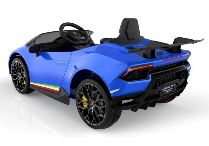 Mașină Electrică pentru Copii Lamborghini Huracan 12V 4x45W Albastru [4]