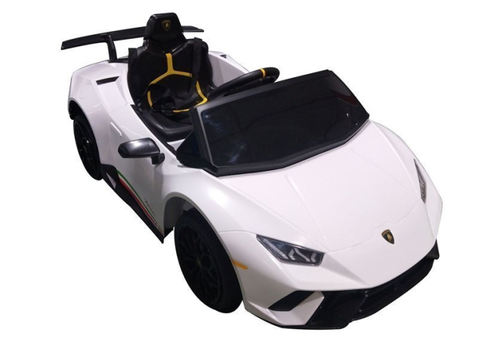 Mașină Electrică pentru Copii Lamborghini Huracan 12V 4x45W Alb [4]