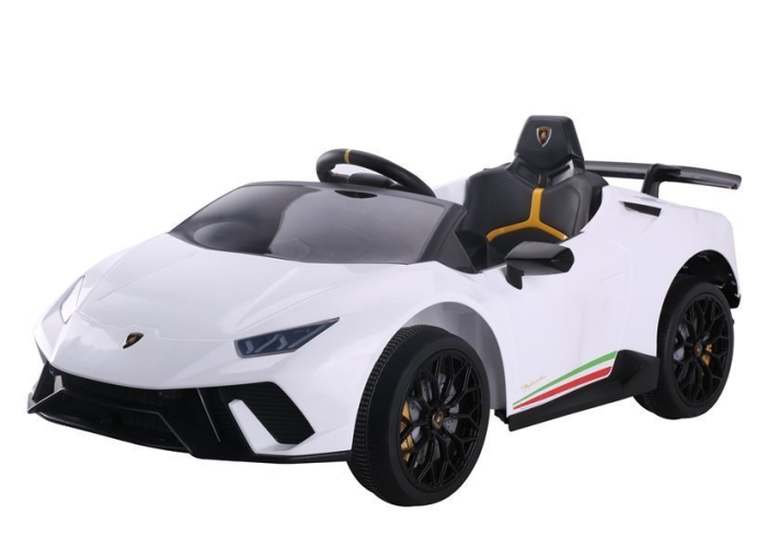 Mașină Electrică pentru Copii Lamborghini Huracan 12V 4x45W Alb [2]