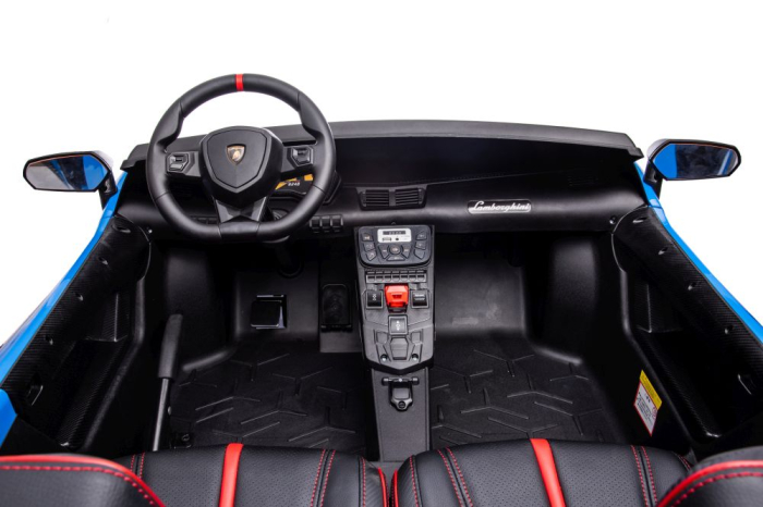 Mașină Electrică pentru Copii Lamborghini XXL 24V Albastru [5]