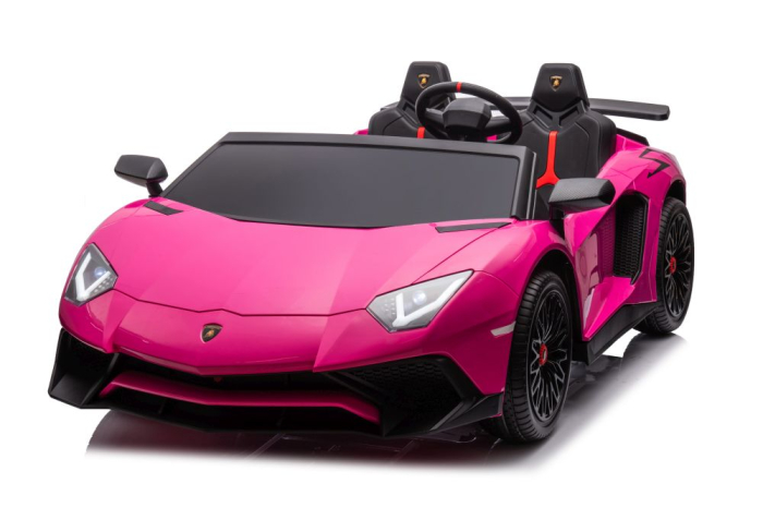 Mașină Electrică pentru Copii Lamborghini XXL 24V Roz [2]