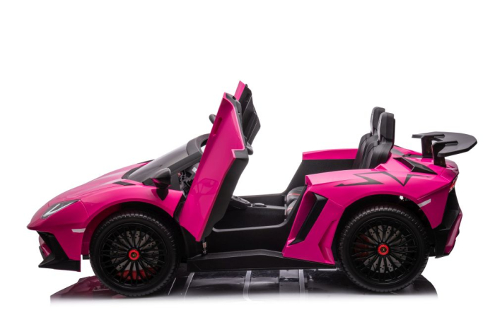 Mașină Electrică pentru Copii Lamborghini XXL 24V Roz [6]