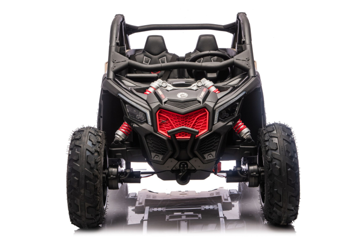 Buggy electric pentru copii CAN-AM Maverick Turbo RR STRONG AIR – 24V | 800W | Kaki [3]