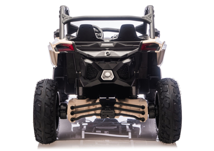Buggy electric pentru copii CAN-AM Maverick Turbo RR STRONG AIR – 24V | 800W | Kaki [6]