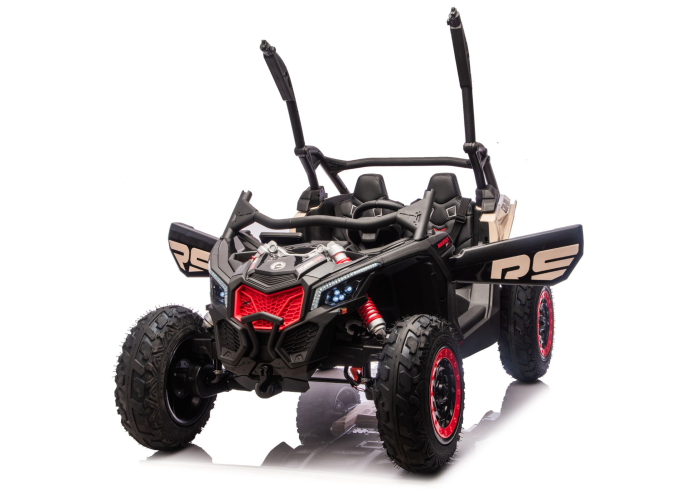 Buggy electric pentru copii CAN-AM Maverick Turbo RR STRONG AIR – 24V | 800W | Kaki [10]