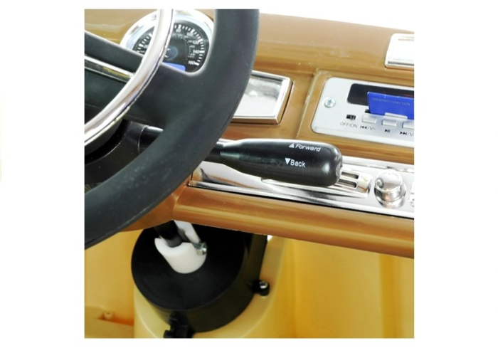 Mașină Electrică pentru Copii Mercedes-Benz 300S 12V 2x45W Bej Lăcuit [12]