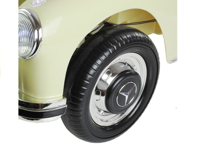 Mașină Electrică pentru Copii Mercedes-Benz 300S 12V 2x45W Bej Lăcuit [9]
