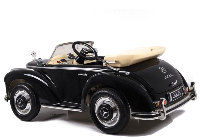 Mașină Electrică pentru Copii Mercedes-Benz 300S 12V 2x45W Negru Lăcuit [7]