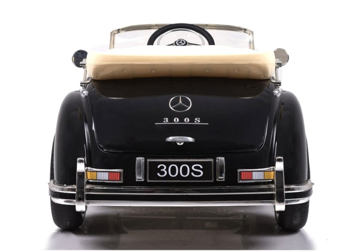 Mașină Electrică pentru Copii Mercedes-Benz 300S 12V 2x45W Negru Lăcuit [5]