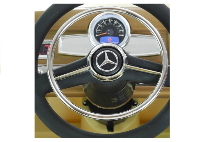 Mașină Electrică pentru Copii Mercedes-Benz 300S 12V 2x45W Negru Lăcuit [11]