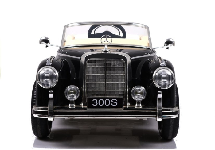 Mașină Electrică pentru Copii Mercedes-Benz 300S 12V 2x45W Negru Lăcuit [4]