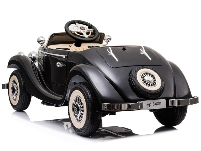 Mașină Electrică pentru Copii Mercedes-Benz 540K A200 12V Negru [5]