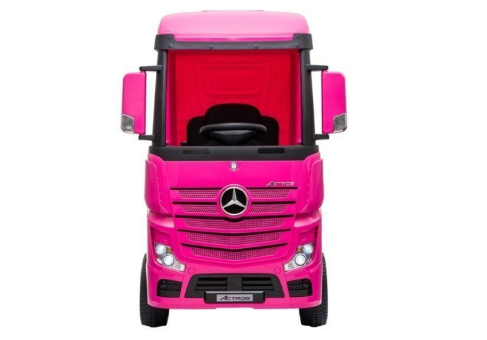 Camion Electric pentru Copii Mercedes-Benz Actros 4x4 Roz [2]