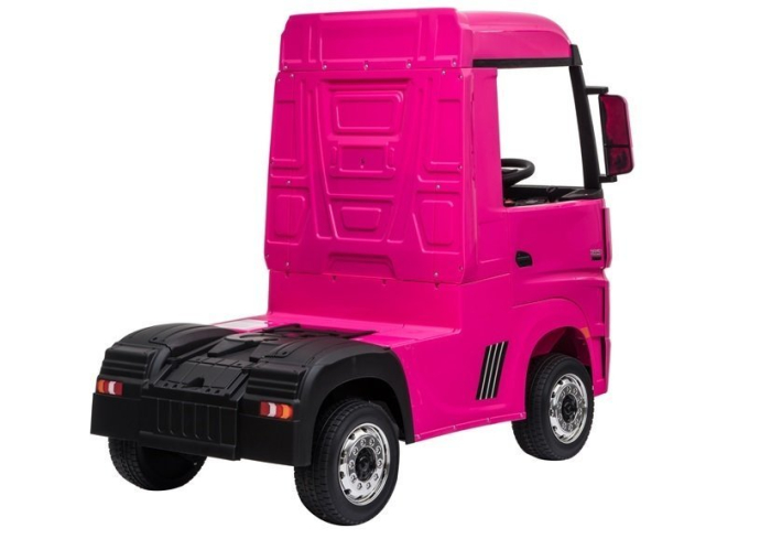 Camion Electric pentru Copii Mercedes-Benz Actros 4x4 Roz [5]