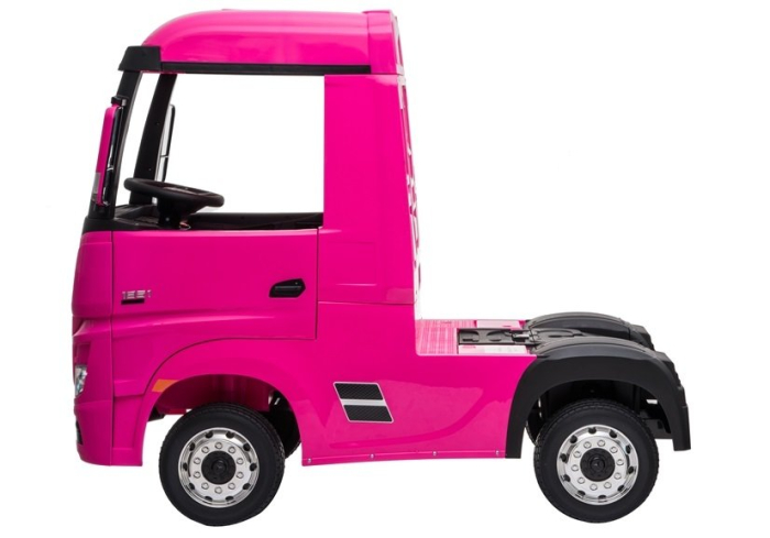 Camion Electric pentru Copii Mercedes-Benz Actros 4x4 Roz [4]