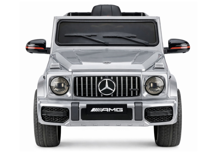Mașină Electrică pentru Copii Mercedes AMG G 63 12V 400W Argintiu Lăcuit [4]