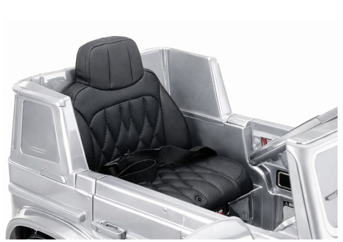 Mașină Electrică pentru Copii Mercedes AMG G 63 12V 400W Argintiu Lăcuit [11]