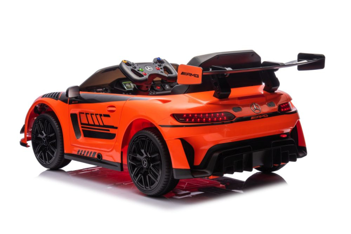 Mașină Electrică pentru Copii Mercedes AMG GT3 12V 90W Portocaliu [5]