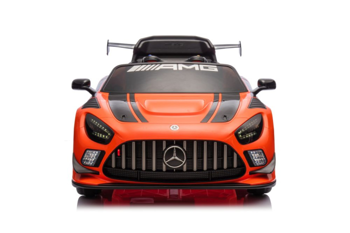 Mașină Electrică pentru Copii Mercedes AMG GT3 12V 90W Portocaliu [2]