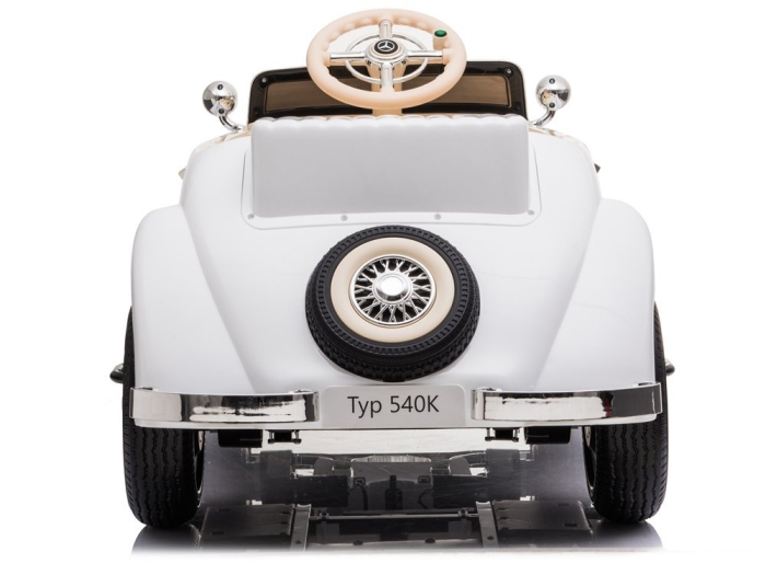 Mașină Electrică pentru Copii Mercedes-Benz 540K A200 12V Alb [8]