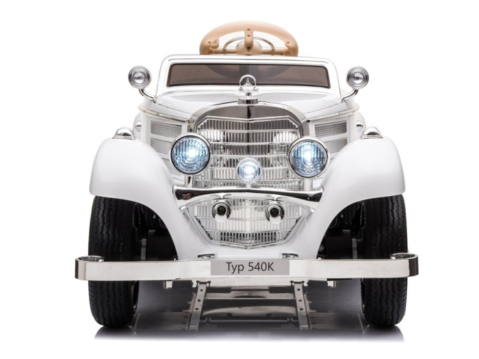 Mașină Electrică pentru Copii Mercedes-Benz 540K A200 12V Alb [6]