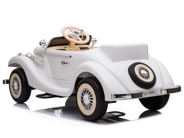 Mașină Electrică pentru Copii Mercedes-Benz 540K A200 12V Alb [5]