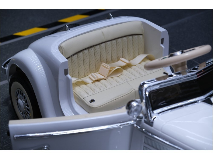Mașină Electrică pentru Copii Mercedes-Benz 540K A200 12V Alb [7]