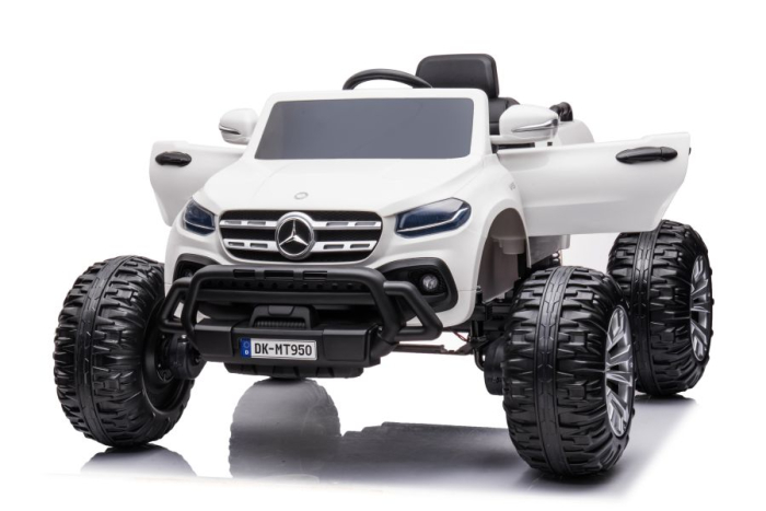 Mașină Electrică pentru Copii Mercedes 4x4 12V 180W Alb [10]