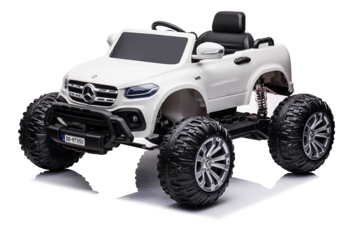 Mașină Electrică pentru Copii Mercedes 4x4 12V 180W Alb [4]
