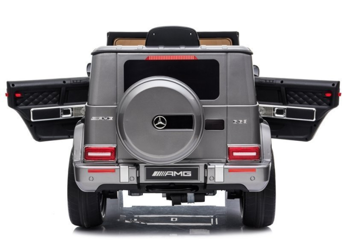 Mașinuță electrică pentru copii Mercedes G63 AMG – 12V | Argintiu [4]
