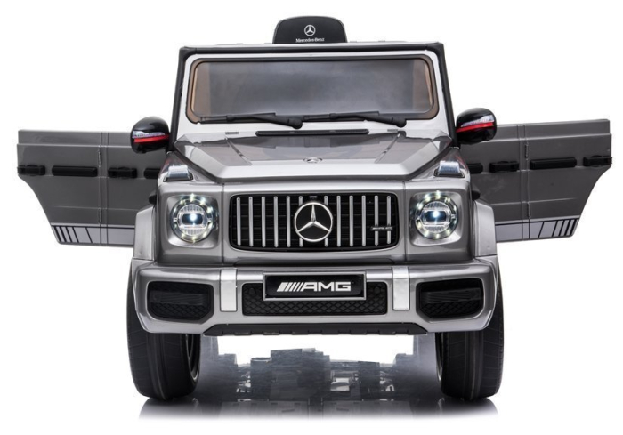 Mașinuță electrică pentru copii Mercedes G63 AMG – 12V | Argintiu [2]