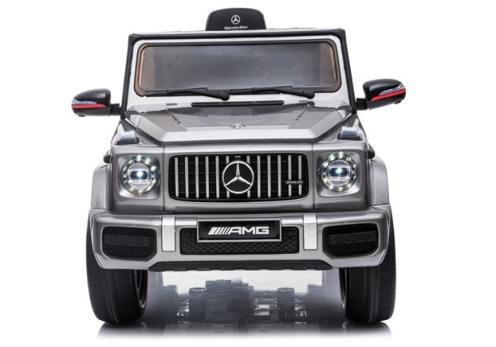Mașinuță electrică pentru copii Mercedes G63 AMG – 12V | Argintiu [5]
