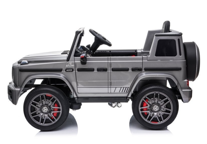 Mașinuță electrică pentru copii Mercedes G63 AMG – 12V | Argintiu [6]