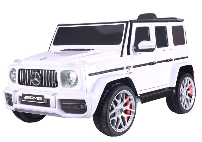 Mașină Electrică pentru Copii Mercedes G63 S306-1 12V 90W Alb [2]
