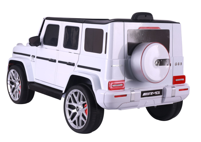 Mașină Electrică pentru Copii Mercedes G63 S306-1 12V 90W Alb [6]