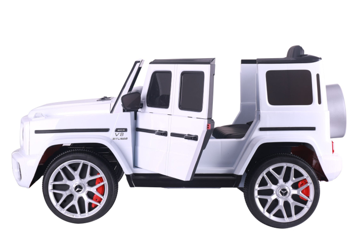 Mașină Electrică pentru Copii Mercedes G63 S306-1 12V 90W Alb [7]