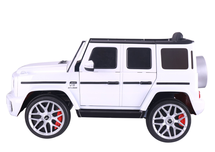 Mașină Electrică pentru Copii Mercedes G63 S306-1 12V 90W Alb [8]