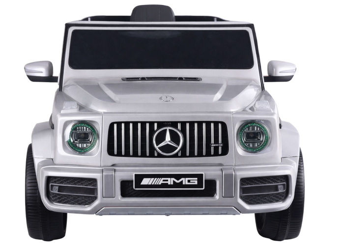Mașină Electrică pentru Copii Mercedes G63 S306-1 12V 90W Argintiu-Gri [2]