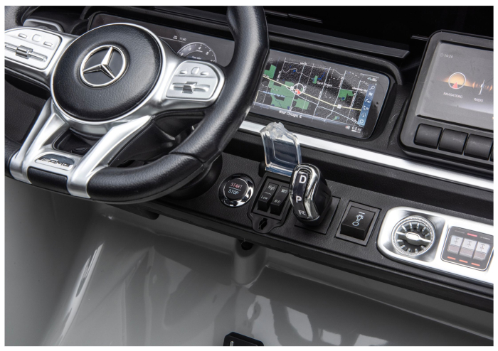 Mașină electrică pentru copii Mercedes G63 XXL DK-G63 24V 800W – Gri deschis [14]