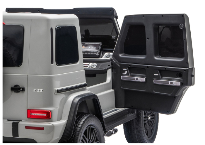 Mașină electrică pentru copii Mercedes G63 XXL DK-G63 24V 800W – Gri deschis [9]
