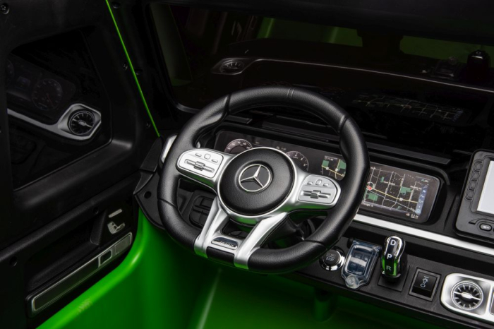 Mașină Electrică pentru Copii Mercedes G63 XXL 4x4 12V 220W Verde Lăcuit [15]