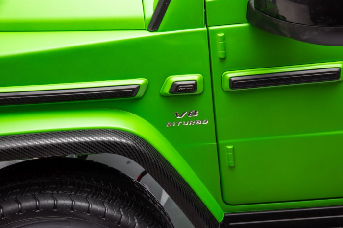 Mașină Electrică pentru Copii Mercedes G63 XXL 4x4 12V 220W Verde Lăcuit [12]