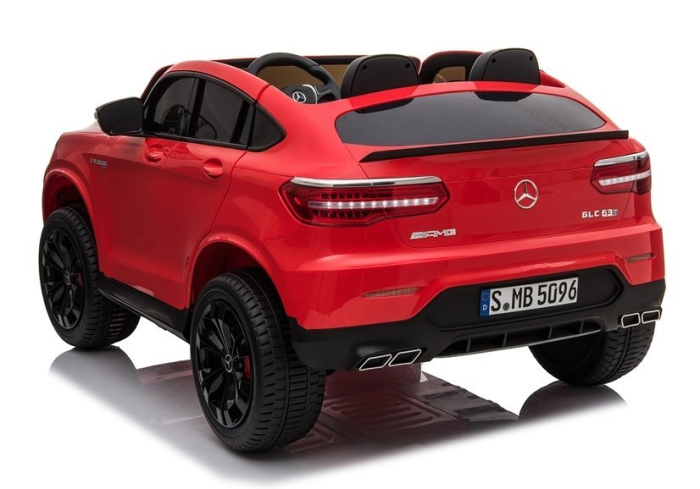 Mașină Electrică pentru Copii Mercedes GLC 63S 4x4 - Roșu [5]