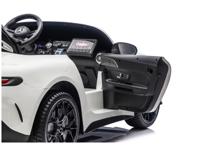 Mașină Electrică pentru Copii Mercedes GT63 AMG 24V 800W LCD Alb [10]
